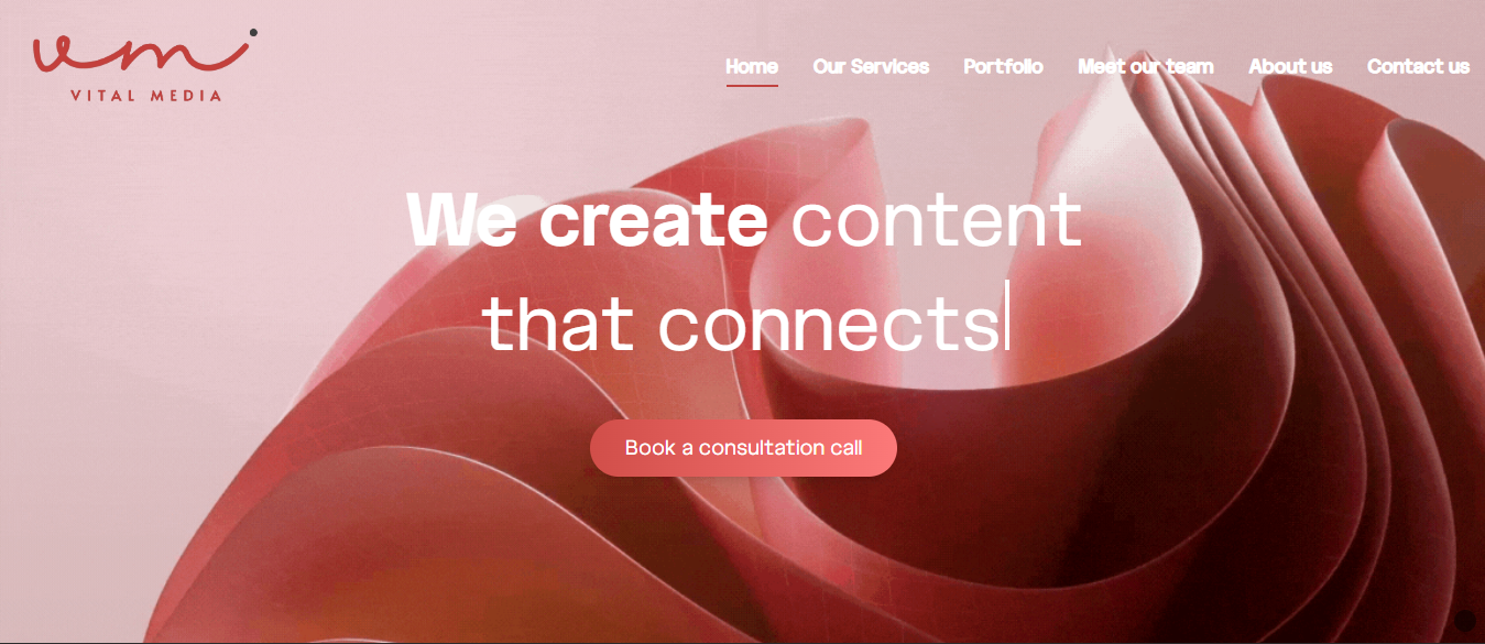 Vital Media Website