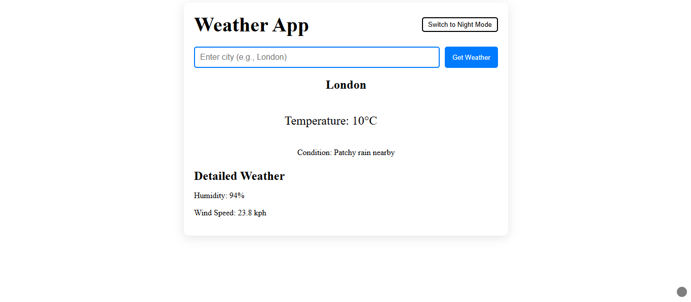 Weather App
