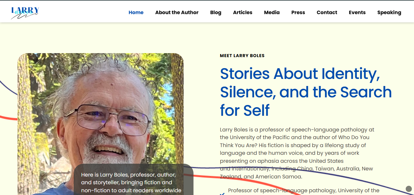 Author Larry Boles Website